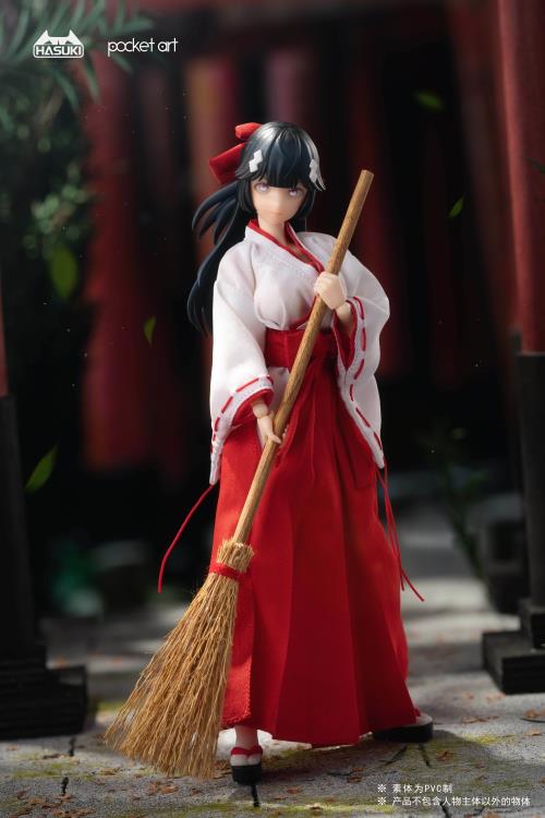 Pocket Art Series Exorcism Shrine Maiden Tsubaki 1/12 Scale Action Figure Gallery Image 9