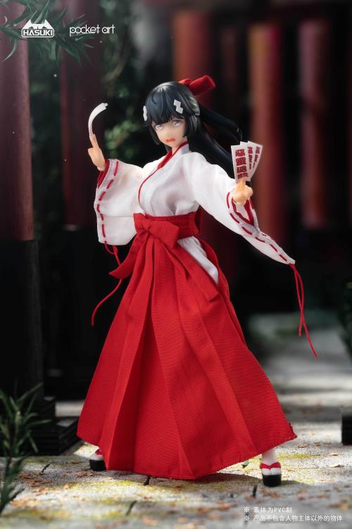 Pocket Art Series Exorcism Shrine Maiden Tsubaki 1/12 Scale Action Figure Gallery Image 10