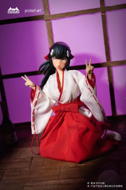 Pocket Art Series Exorcism Shrine Maiden Tsubaki 1/12 Scale Action Figure Gallery Image 13