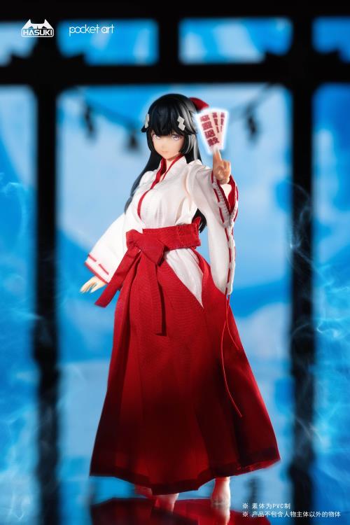 Pocket Art Series Exorcism Shrine Maiden Tsubaki 1/12 Scale Action Figure Gallery Image 4