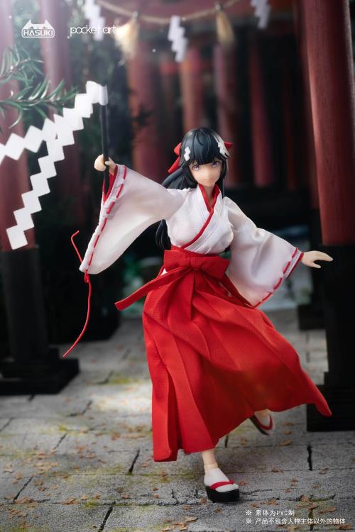 Pocket Art Series Exorcism Shrine Maiden Tsubaki 1/12 Scale Action Figure Gallery Image 7