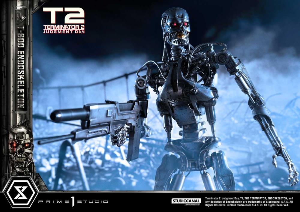 Terminator 2: Judgment Day Museum Masterline T-800 Endoskeleton 1/3 Scale Statue Gallery Image 41