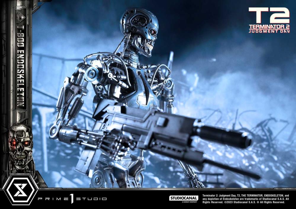Terminator 2: Judgment Day Museum Masterline T-800 Endoskeleton 1/3 Scale Statue Gallery Image 43
