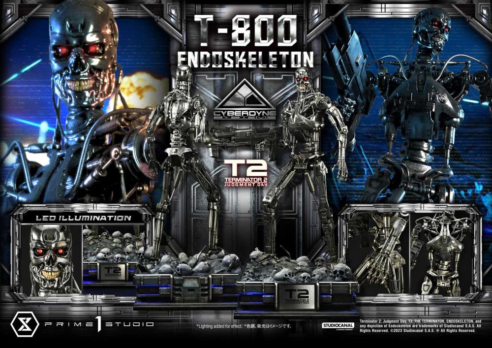 Terminator 2: Judgment Day Museum Masterline T-800 Endoskeleton 1/3 Scale Statue Gallery Image 48
