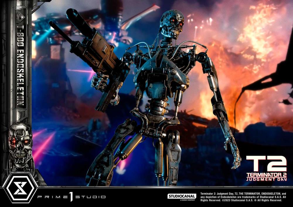 Terminator 2: Judgment Day Museum Masterline T-800 Endoskeleton 1/3 Scale Statue Gallery Image 45