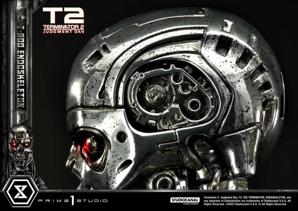 Terminator 2: Judgment Day Museum Masterline T-800 Endoskeleton Deluxe 1/3 Scale Statue Gallery Image 30