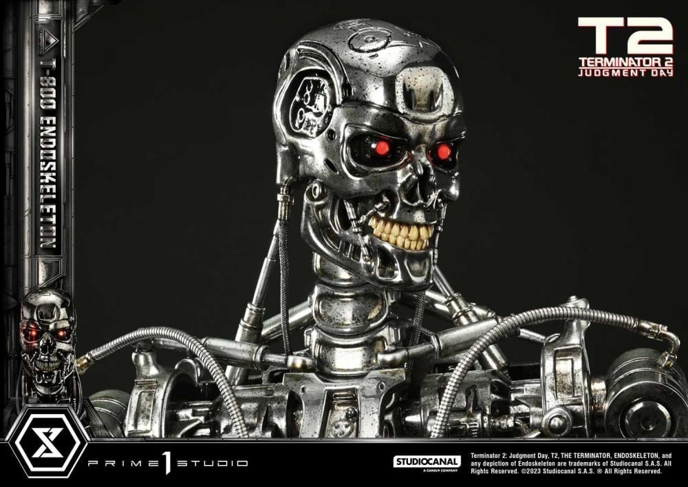 Terminator 2: Judgment Day Museum Masterline T-800 Endoskeleton Deluxe 1/3 Scale Statue Gallery Image 12