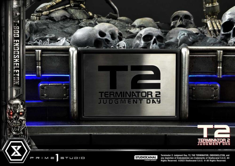 Terminator 2: Judgment Day Museum Masterline T-800 Endoskeleton Deluxe 1/3 Scale Statue Gallery Image 36