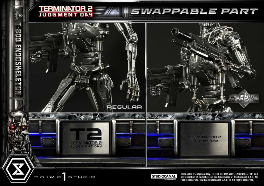 Terminator 2: Judgment Day Museum Masterline T-800 Endoskeleton Deluxe 1/3 Scale Statue Gallery Image 50