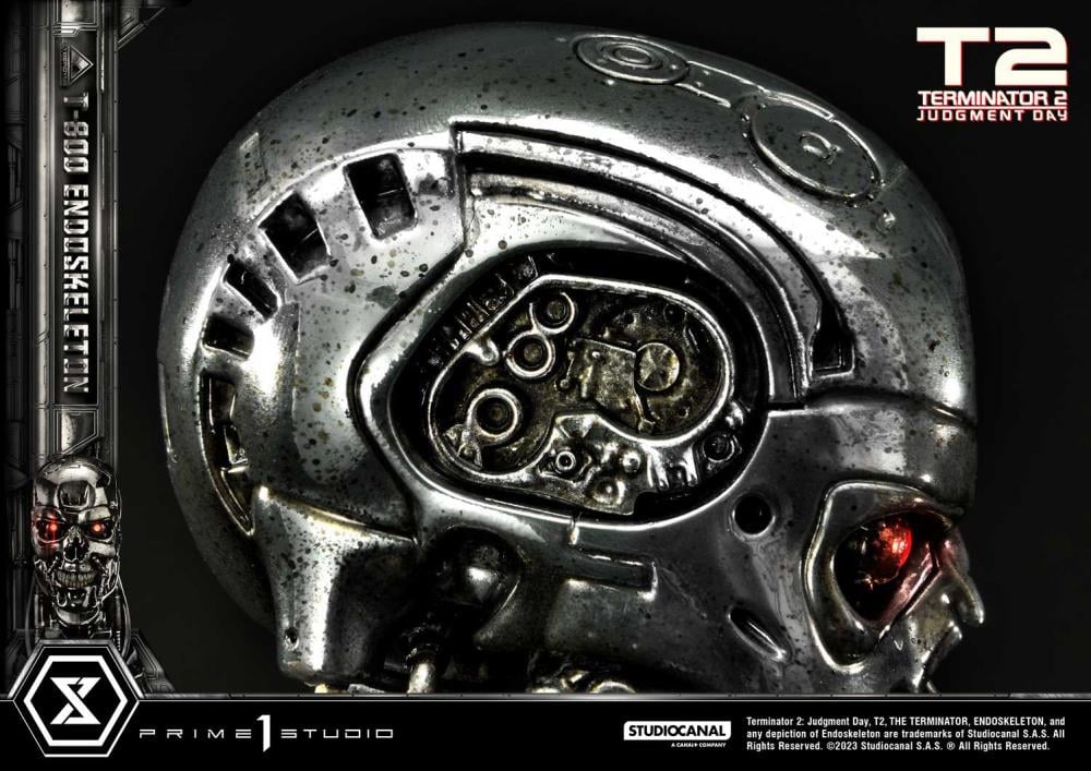 Terminator 2: Judgment Day Museum Masterline T-800 Endoskeleton Deluxe 1/3 Scale Statue Gallery Image 31