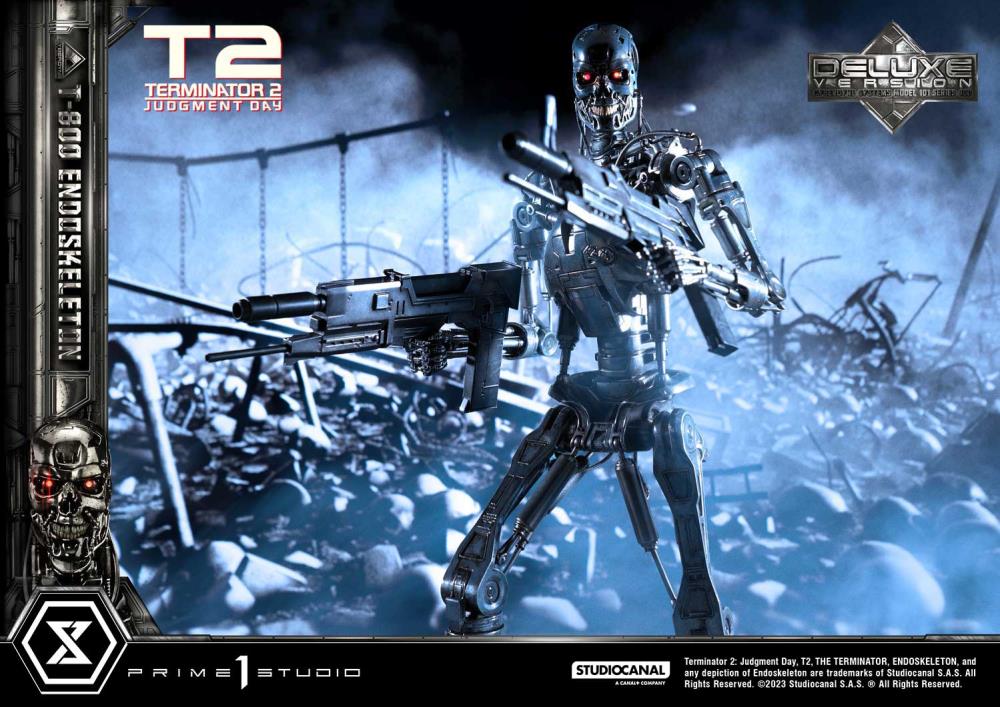 Terminator 2: Judgment Day Museum Masterline T-800 Endoskeleton Deluxe 1/3 Scale Statue Gallery Image 44