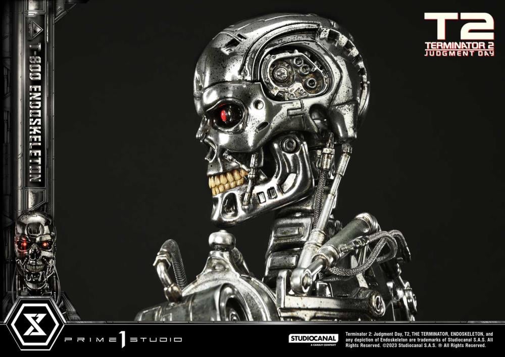 Terminator 2: Judgment Day Museum Masterline T-800 Endoskeleton Deluxe 1/3 Scale Statue Gallery Image 13