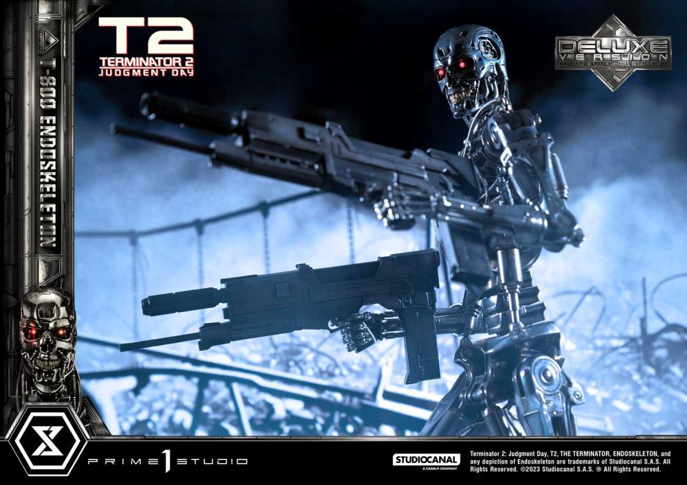 Terminator 2: Judgment Day Museum Masterline T-800 Endoskeleton Deluxe 1/3 Scale Statue Gallery Image 46