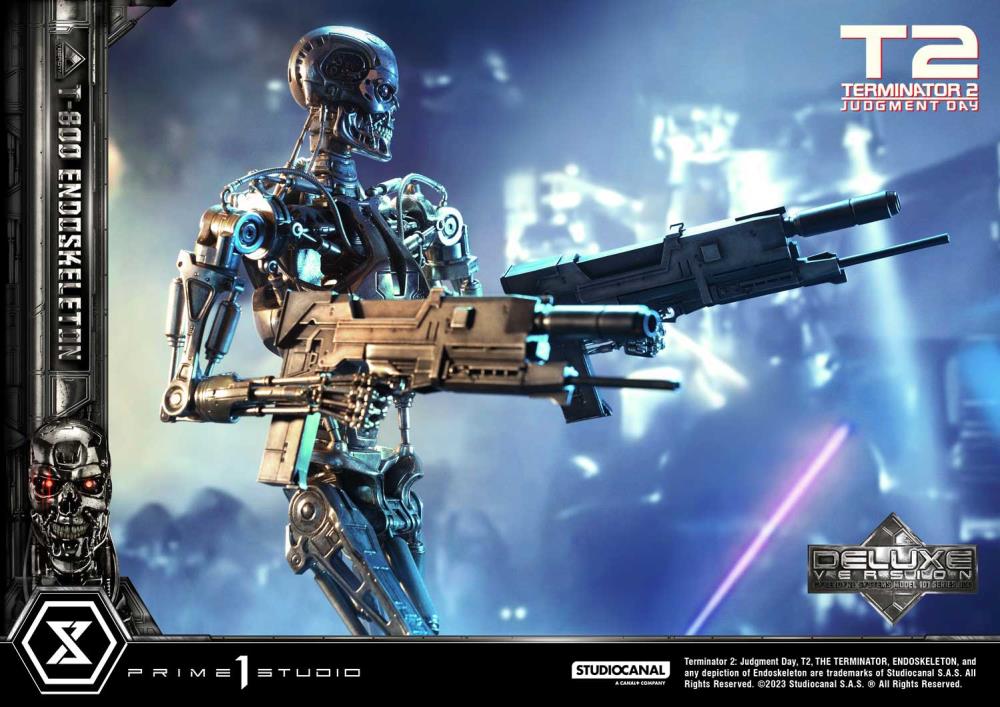 Terminator 2: Judgment Day Museum Masterline T-800 Endoskeleton Deluxe 1/3 Scale Statue Gallery Image 48
