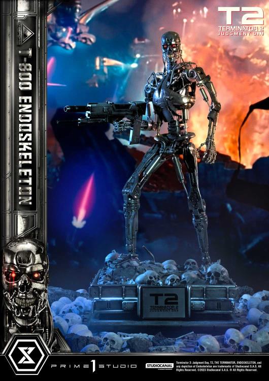 Terminator 2: Judgment Day Museum Masterline T-800 Endoskeleton Deluxe 1/3 Scale Statue Gallery Image 39