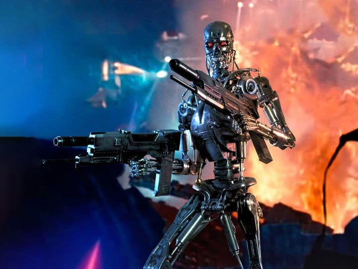 Terminator 2: Judgment Day Museum Masterline T-800 Endoskeleton Deluxe 1/3 Scale Statue Gallery Image 1