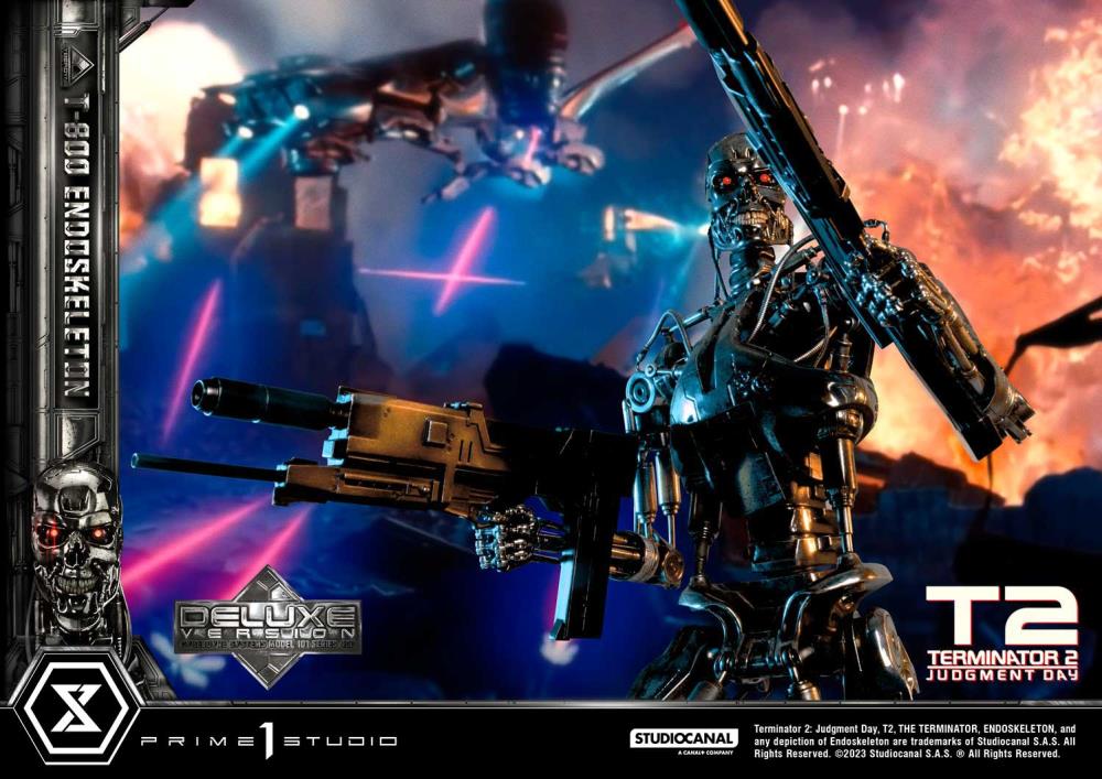 Terminator 2: Judgment Day Museum Masterline T-800 Endoskeleton Deluxe 1/3 Scale Statue Gallery Image 43