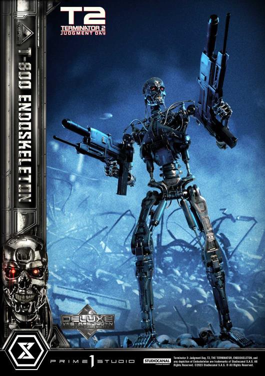 Terminator 2: Judgment Day Museum Masterline T-800 Endoskeleton Deluxe 1/3 Scale Statue Gallery Image 40