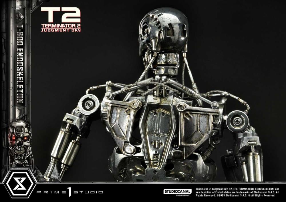 Terminator 2: Judgment Day Museum Masterline T-800 Endoskeleton Deluxe 1/3 Scale Statue Gallery Image 29