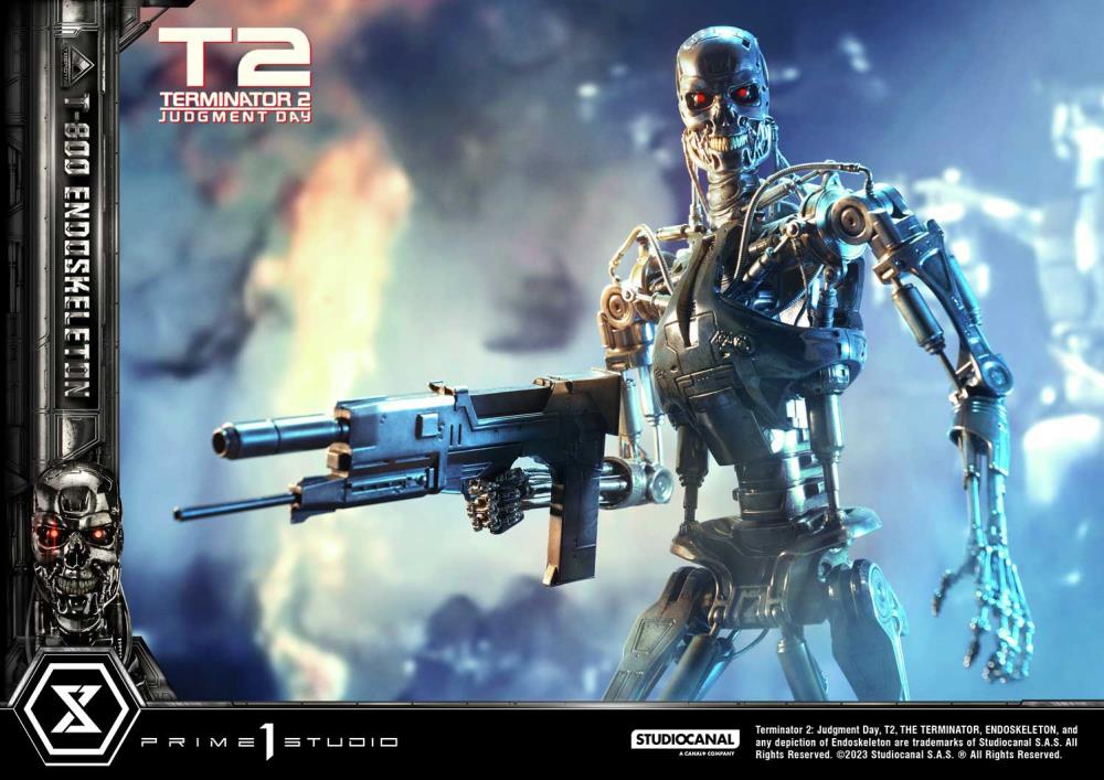Terminator 2: Judgment Day Museum Masterline T-800 Endoskeleton Deluxe 1/3 Scale Statue Gallery Image 41