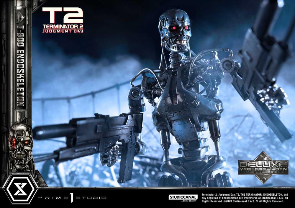 Terminator 2: Judgment Day Museum Masterline T-800 Endoskeleton Deluxe 1/3 Scale Statue Gallery Image 45