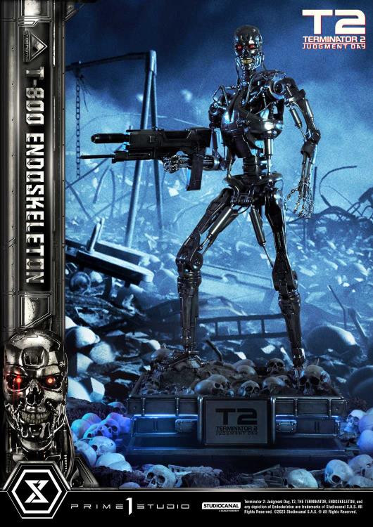 Terminator 2: Judgment Day Museum Masterline T-800 Endoskeleton Deluxe 1/3 Scale Limited Edition Statue (With Bonus) Gallery Image 53
