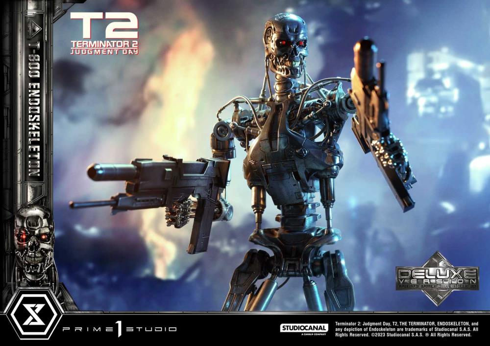 Terminator 2: Judgment Day Museum Masterline T-800 Endoskeleton Deluxe 1/3 Scale Limited Edition Statue (With Bonus) Gallery Image 50