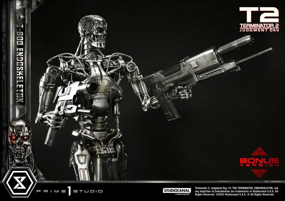 Terminator 2: Judgment Day Museum Masterline T-800 Endoskeleton Deluxe 1/3 Scale Limited Edition Statue (With Bonus) Gallery Image 26