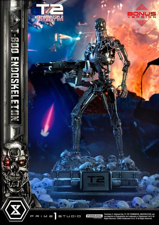 Terminator 2: Judgment Day Museum Masterline T-800 Endoskeleton Deluxe 1/3 Scale Limited Edition Statue (With Bonus) Gallery Image 47