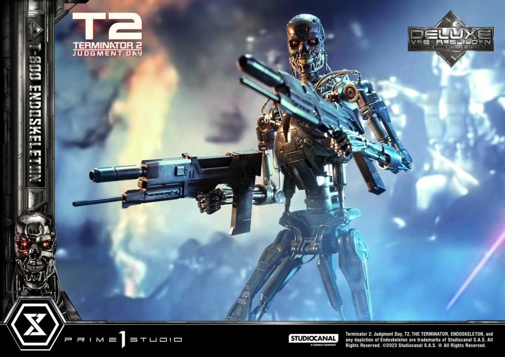 Terminator 2: Judgment Day Museum Masterline T-800 Endoskeleton Deluxe 1/3 Scale Limited Edition Statue (With Bonus) Gallery Image 49
