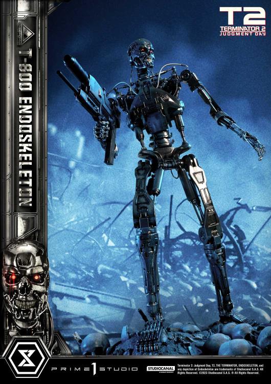 Terminator 2: Judgment Day Museum Masterline T-800 Endoskeleton Deluxe 1/3 Scale Limited Edition Statue (With Bonus) Gallery Image 54