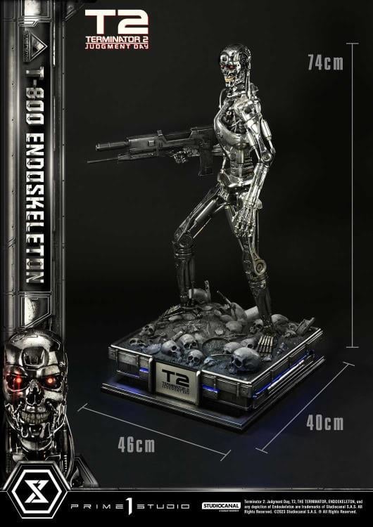 Terminator 2: Judgment Day Museum Masterline T-800 Endoskeleton Deluxe 1/3 Scale Limited Edition Statue (With Bonus) Gallery Image 9
