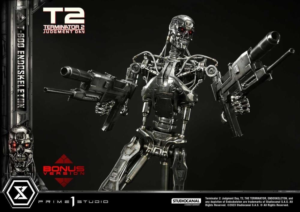 Terminator 2: Judgment Day Museum Masterline T-800 Endoskeleton Deluxe 1/3 Scale Limited Edition Statue (With Bonus) Gallery Image 24