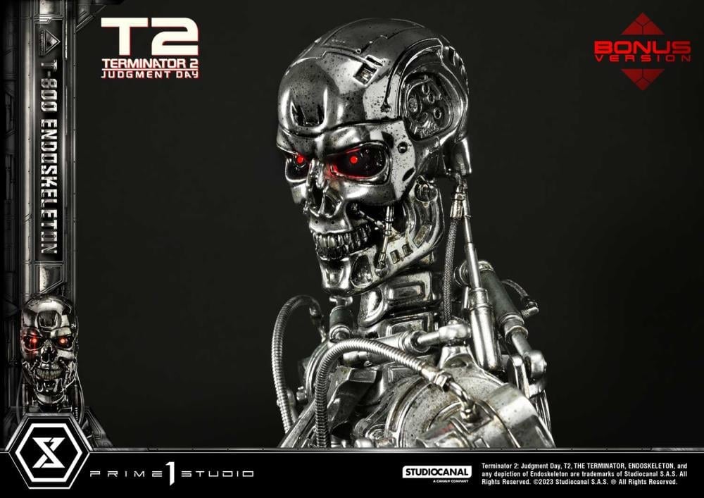 Terminator 2: Judgment Day Museum Masterline T-800 Endoskeleton Deluxe 1/3 Scale Limited Edition Statue (With Bonus) Gallery Image 19