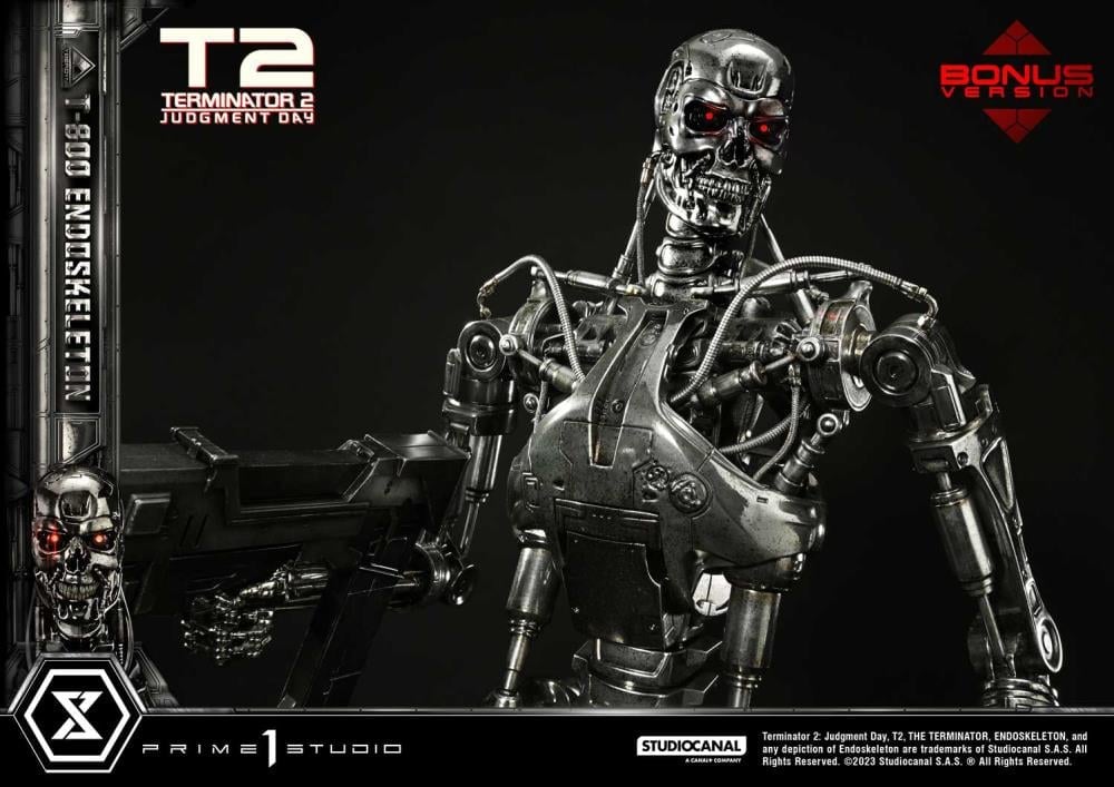Terminator 2: Judgment Day Museum Masterline T-800 Endoskeleton Deluxe 1/3 Scale Limited Edition Statue (With Bonus) Gallery Image 28