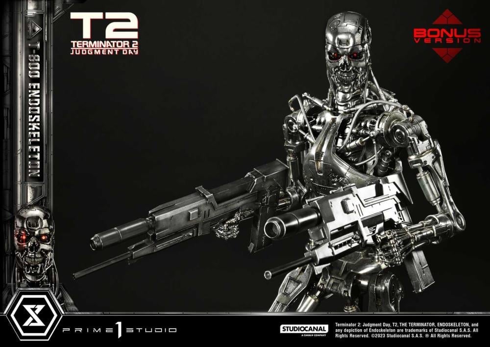 Terminator 2: Judgment Day Museum Masterline T-800 Endoskeleton Deluxe 1/3 Scale Limited Edition Statue (With Bonus) Gallery Image 27