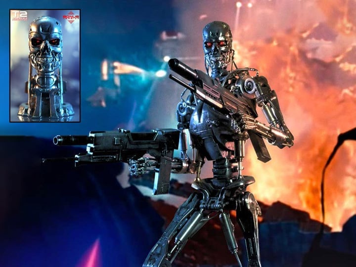 Terminator 2: Judgment Day Museum Masterline T-800 Endoskeleton Deluxe 1/3 Scale Limited Edition Statue (With Bonus) Gallery Image 1