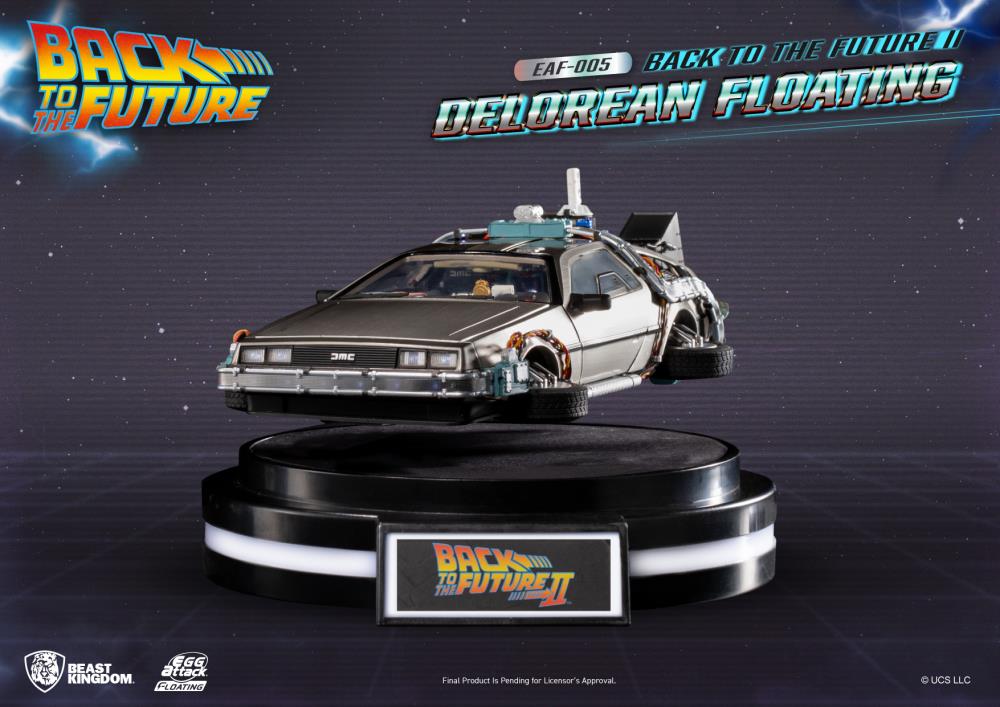 Back to the Future Part II Egg Attack Floating EAF-005 Floating DeLorean Gallery Image 5