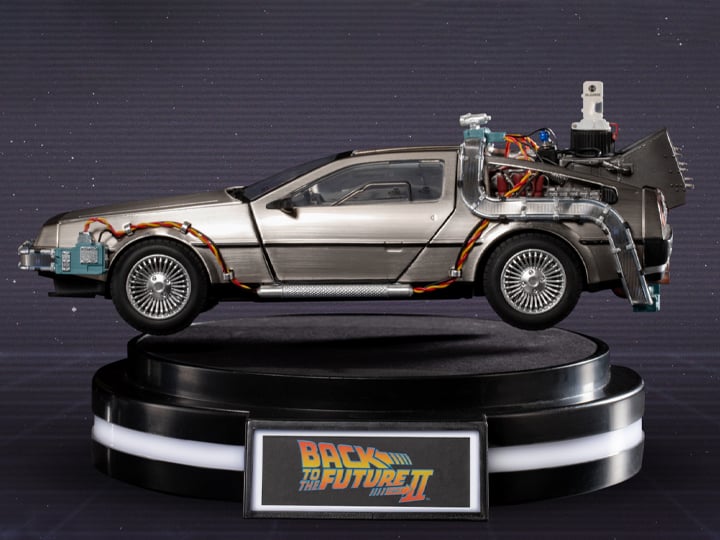 Back to the Future Part II Egg Attack Floating EAF-005 Floating DeLorean Gallery Image 1