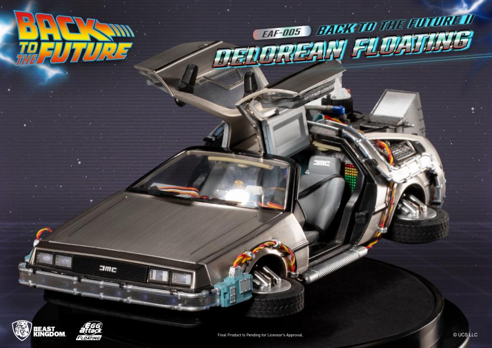 Back to the Future Part II Egg Attack Floating EAF-005 Floating DeLorean Gallery Image 6