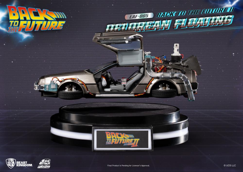 Back to the Future Part II Egg Attack Floating EAF-005 Floating DeLorean Gallery Image 4