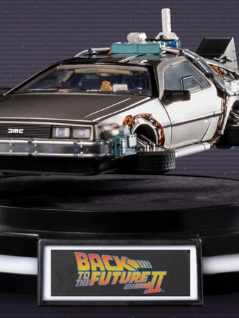 Back to the Future Part II Egg Attack Floating EAF-005 Floating DeLorean Gallery Image 2