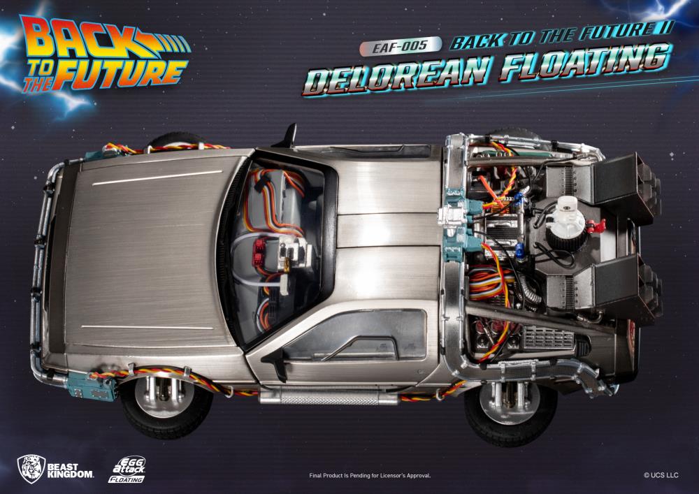Back to the Future Part II Egg Attack Floating EAF-005 Floating DeLorean Gallery Image 7