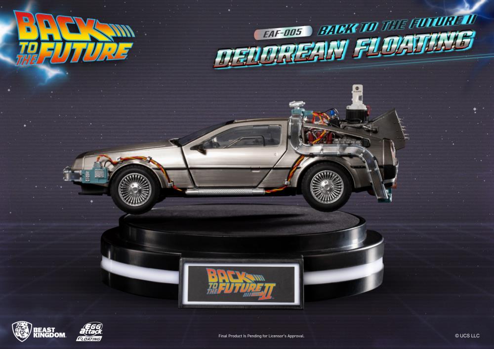 Back to the Future Part II Egg Attack Floating EAF-005 Floating DeLorean Gallery Image 3