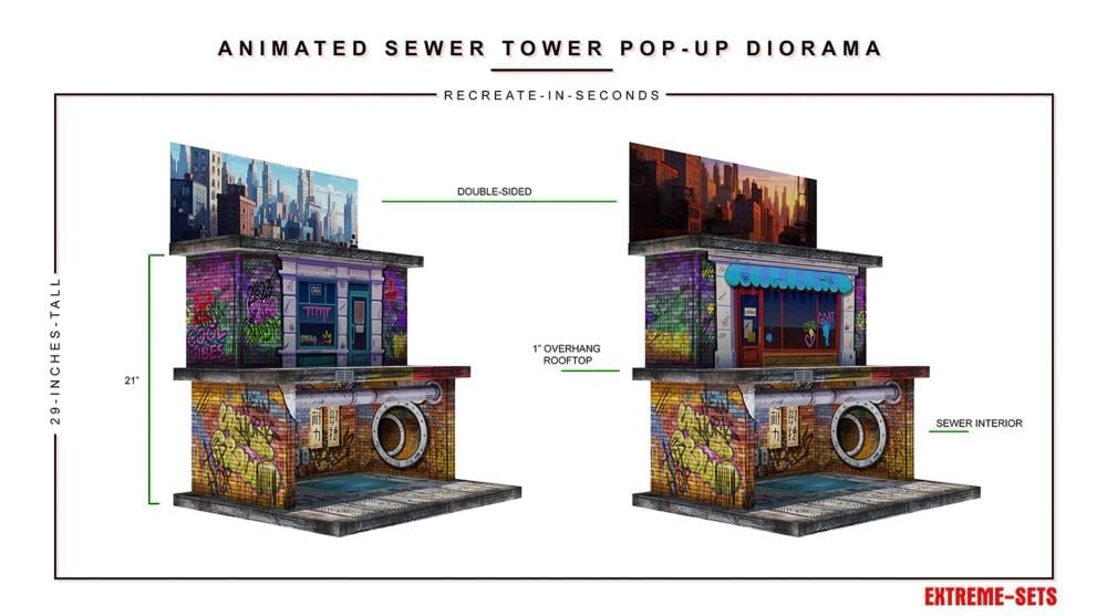 Animated Sewer Tower 1/12 Scale Pop-Up Diorama Gallery Image 4