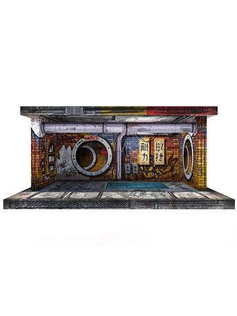 Animated Sewer Tower 1/12 Scale Pop-Up Diorama Gallery Image 2
