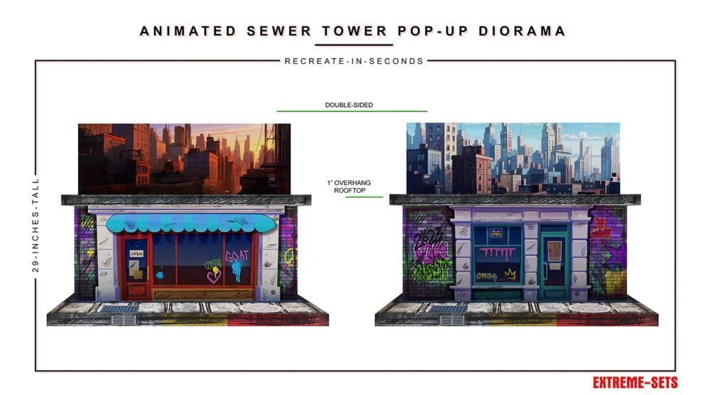 Animated Sewer Tower 1/12 Scale Pop-Up Diorama Gallery Image 6