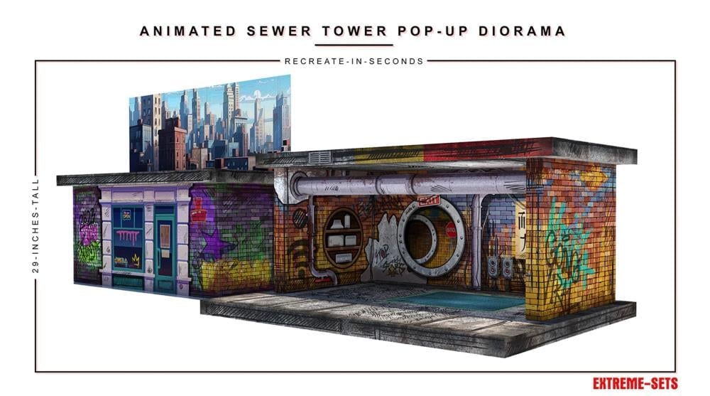 Animated Sewer Tower 1/12 Scale Pop-Up Diorama Gallery Image 8