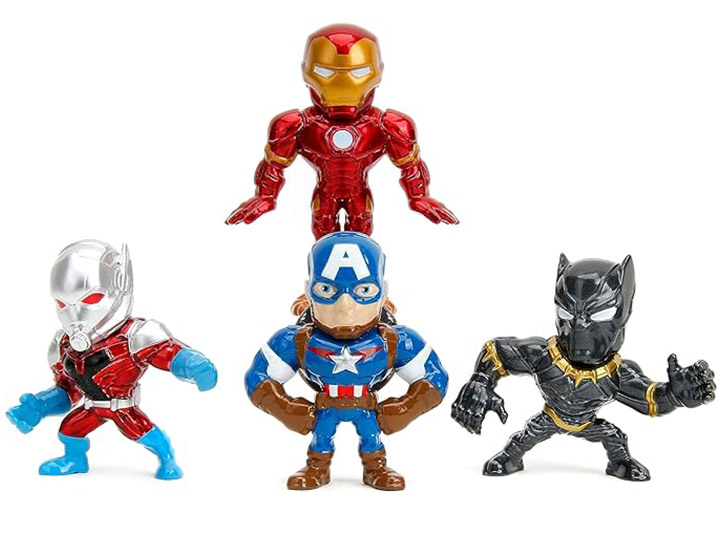 Marvel MetalFigs 2.5" Mini Figure Four-Pack Gallery Image 1