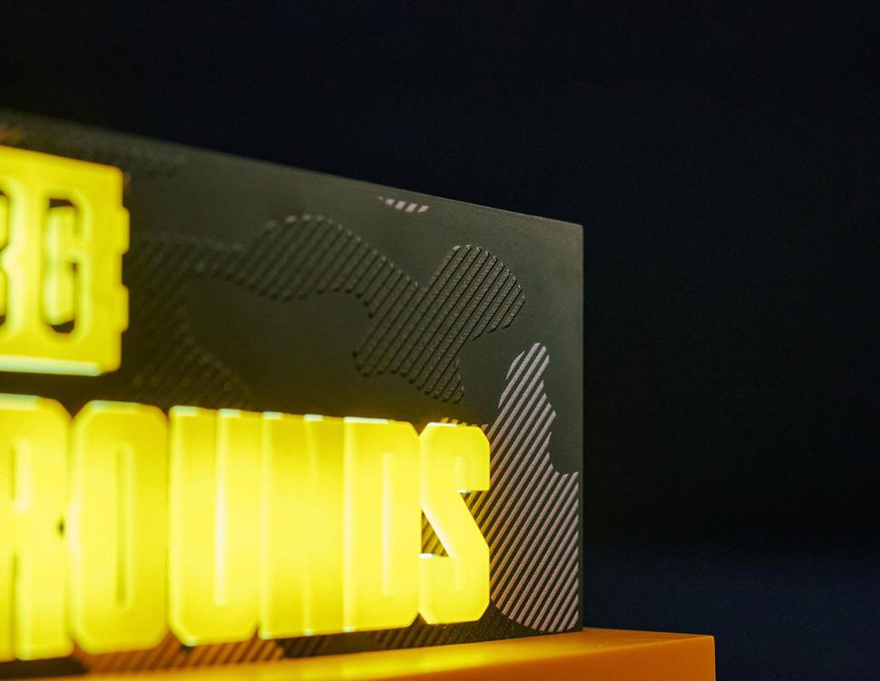 PlayerUnknown's Battlegrounds LED Logo Light Gallery Image 4